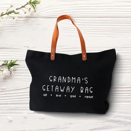 Miniatura 6 de Lamyba Bolsa de mano para la abuela - Regalo perfecto de cumpleaños para la abuela