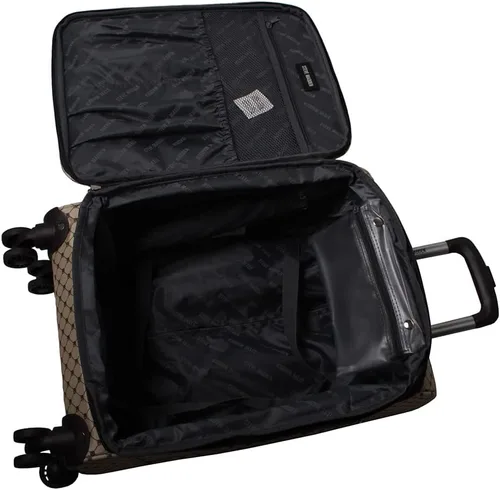 Miniatura 25 de Steve Madden Equipaje de diseñador, Chalet Gris Claro, Juego de maleta giratoria ligera expandible de 3 piezas - Juego de viaje