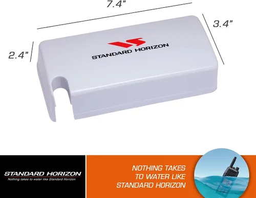 Miniatura 2 de Standard Horizon HC1600 - Cubierta de lluvia y polvo para GX1600 Explorer Marine VHF, color blanco