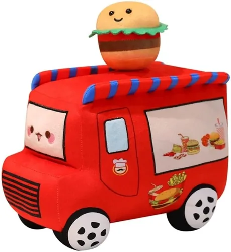 Miniatura 7 de Juguete de peluche suave para automóvil, almohada de peluche para automóvil, diseño de dibujos animados, regalo para niños, cumpleaños, fiesta