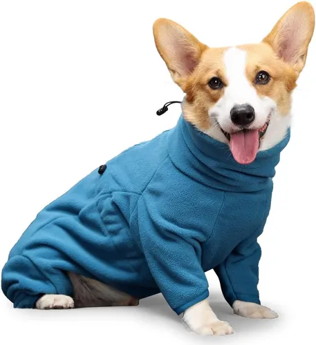 Miniatura 2 de Abrigo de invierno para perro grande, resistente al viento, cálido, ropa para clima frío, ropa cómoda y suave de forro polar, pijama, abrigo