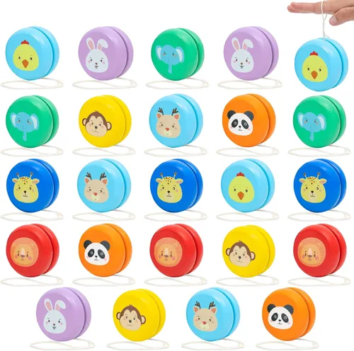 Miniatura 11 de KatchOn, Yoyos multicolor iluminados – Paquete de 24 Yoyo LED a granel, rellenos de piñata para niños, recuerdos de fiesta de cumpleaños Yoyo