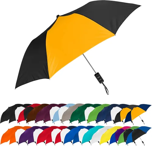Miniatura 44 de STROMBERGBRAND UMBRELLAS The Spectrum Popular Style - Paraguas de viaje compacto de 42 pulgadas para lluvia, viento y sol, resistente y ligero
