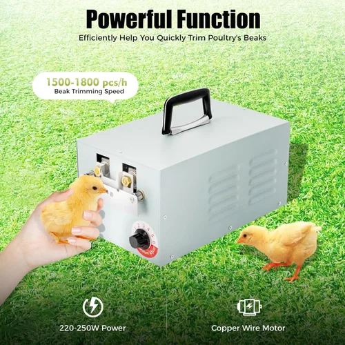 Miniatura 5 de Cortadora eléctrica de Debeaker de pollo pollo Debeaker máquina de corte 110V US