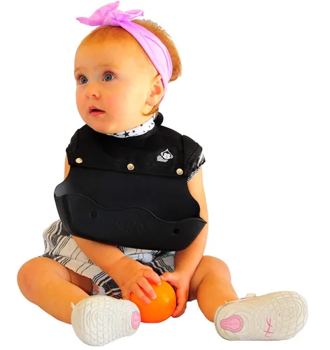 Baberos de silicona para bebés y niños pequeños, se limpia en cuestión de segundos, impermeable, protege de cualquier desorden, fabricado con