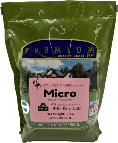 Twin City Seed Co. Mezcla de césped Micro Bee, bolsa de 1 libra