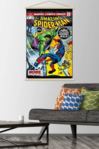 Miniatura 2 de Trends International Marvel Comics - Póster de pared Amazing Spider-Man #120, 22.375 x 34 pulgadas, paquete de impresión premium y colgador