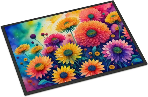 Miniatura 12 de Caroline's Treasures DAC1455MAT - Felpudo de la reina de la noche con diseño de cactus en color de 18 x 27 pulgadas, tapete para puerta delantera