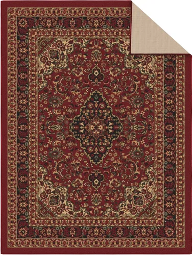 Miniatura 7 de Ottomanson Alfombra de 5 x 6,6 pies para sala de estar, alfombra oriental para dormitorio - alfombra grande para piso antideslizante y duradera