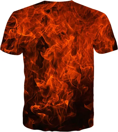 Miniatura 2 de Neemanndy Camisetas coloridas gráficas 3D de manga corta con cuello redondo para hombres, mujeres y jóvenes