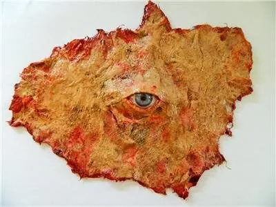Miniatura 4 de Dead Head Props Carne de látex con accesorio realista para los ojos