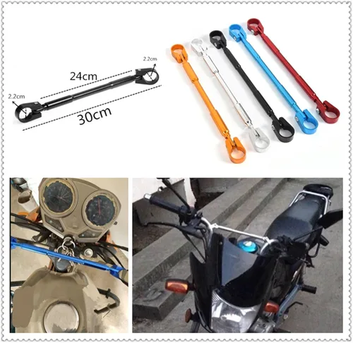 Miniatura 2 de Para Yamaha MT-03 MT-25 FAZER600 FZ6S FZ6N FZ6R YBR 125 - Palanca de equilibrio para barra transversal de motocicleta (color negro, tamaño: 1)