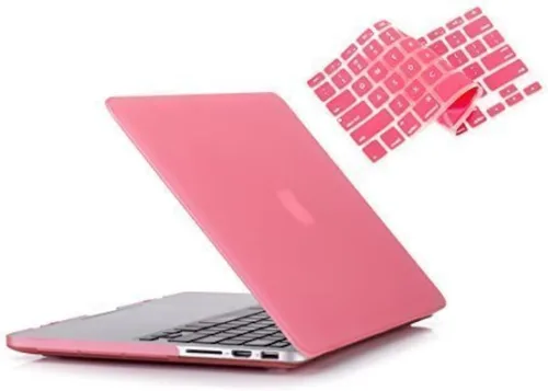 Miniatura 9 de RUBAN Funda para MacBook Retina Pro de 15 pulgadas A1398 (2015-2012), carcasa rígida de plástico liso mate con cubierta de teclado de TPU
