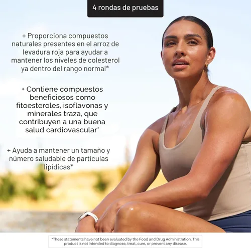 Miniatura 6 de THORNE - Arroz de levadura roja - Soporta niveles saludables de colesterol ya en un rango normal, salud cardíaca y presión arterial* - Certificado