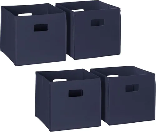 Miniatura 10 de RiverRidge Cajones de almacenamiento plegables con asas Organizador de almacenamiento Aqua Cube para armario, dormitorio y sala de juegos - Juego