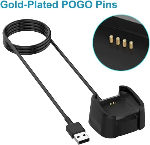 Miniatura 4 de Cargador para Fitbit Versa 2, cable de soporte de carga USB de repuesto para reloj inteligente Fitbit Versa 2
