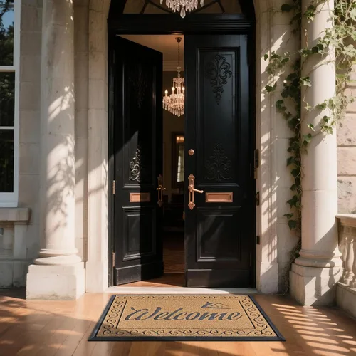 Miniatura 2 de Yimobra Tapete de Bienvenida, Tapetes de Puerta Resistentes y Duraderos para Entrada del Hogar Exterior Interior, Tapete Delantero para Patio