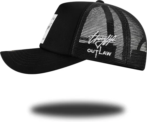 Miniatura 3 de Thuglife Rubber Box Patch Sport Outdoor Kpop Mesh Baseball Cap Foam Trucker Hat