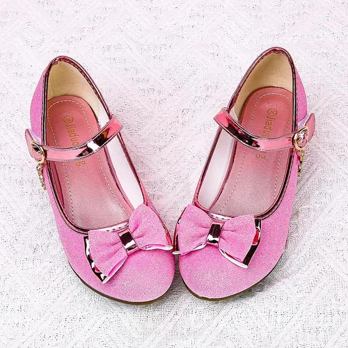 Miniatura 2 de Zapatos de ballet Mary Jane para niñas, zapatos de princesa de tacón bajo