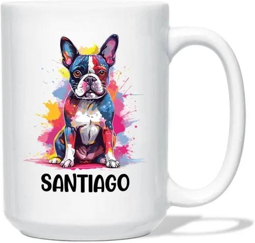 Miniatura 22 de Affenpinscher - Taza de café con nombre personalizado, regalo para perro, papá, perro, mamá, taza de cerámica blanca personalizada Affenpinscher