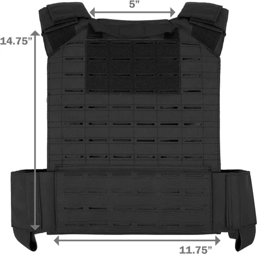 Miniatura 4 de EVERLIT Chaleco con peso ajustable de 14 libras/20 libras, peso incluido, para entrenamiento de peso corporal, fitness, entrenamiento, correr
