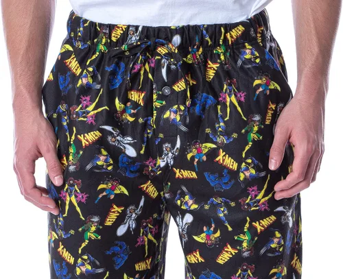 Miniatura 3 de Marvel Men's X-Men Pajama Pants Storm Wolverine Rouge Beast Cyclops Jean-Grey Jubilee Lounge Pants