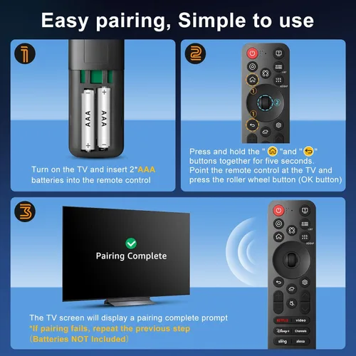 Miniatura 8 de AI Voice Magic Remote para LG OLED QNED UHD NanoCell Webos Smart TV Magic Control remoto reemplazo AN-MR25GA MR21 MR22 MR23 MR24 GA GN MR20GA MR19BA