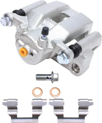 Miniatura 4 de Detroit Axle - Pastillas de cerámica traseras de repuesto de pinza de freno derecha para Infiniti G35 Nissan 350Z Murano Quest - Juego de 3 piezas