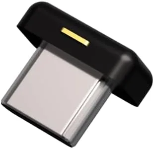 Yubico - YubiKey 5C Nano - Clave de seguridad de autenticación de dos factores (2FA), conexión a través de USB-C, tamaño compacto, certificado FIDO