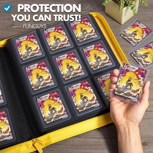 Miniatura 7 de FunGuys Toploader - Carpeta de almacenamiento para tarjetas, 252 carpetas con 9 bolsillos superiores, colección de tarjetas para Yugioh, MTG, TCG