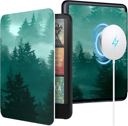 Miniatura 19 de MoKo Funda para Kindle Paperwhite de 12ª generación 2024 de 7 pulgadas y Kindle Colorsoft Signature Edition 2024, ligera funda protectora