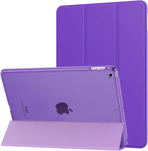 Miniatura 23 de MoKo Funda para iPad 9.7 2018/2017 de 5ª / 6ª Generación - Funda delgada y ligera con soporte para Smartphone con parte trasera translúcida