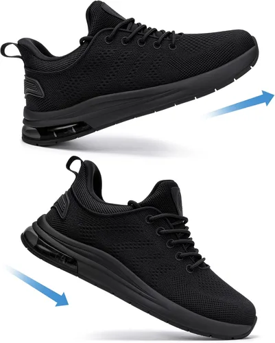 Miniatura 5 de LARNMERN Zapatos de trabajo antideslizantes para hombre, impermeables, informales, para cocinero, cocina, calzado de trabajo, ligero, transpirable