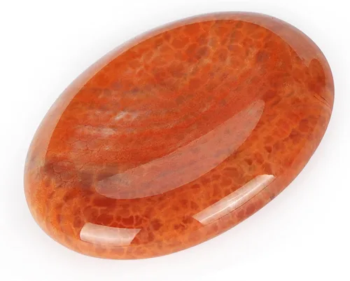 Miniatura 17 de Artistone Juego de 2 piedras de sangre africanas para el pulgar, piedras curativas naturales pulidas para chakras, para aliviar el estrés