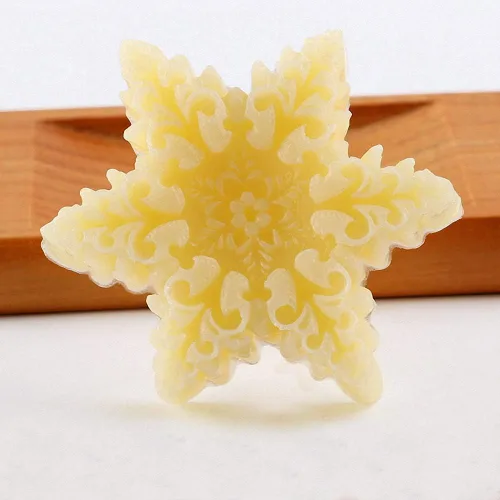 Miniatura 4 de MoldFun Molde de silicona en forma de copo de nieve de Navidad para chocolate y caramelo cera derretir jabón Oreo vela resina jabón goma pasta