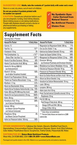 Miniatura 5 de Nature Made Daily Diabetes Health Pack, Dietary Supplement for Nutritional Support, 30 Packets, 30 Day Supply