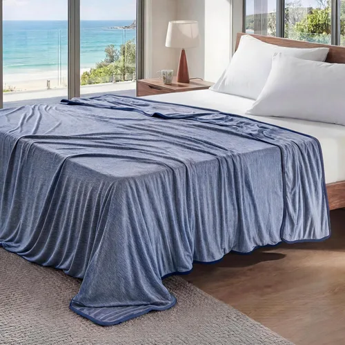 Miniatura 18 de Bedsure - Manta refrescante para personas que tienen calor al dormir, para habitación de niñas y niños, cobija fresca, ropa de cama ligera