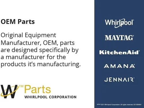 Miniatura 6 de Whirlpool W10844024 Válvula de entrada de agua para lavavajillas Pieza original del fabricante de equipos originales (OEM) para Whirlpool, Kenmore