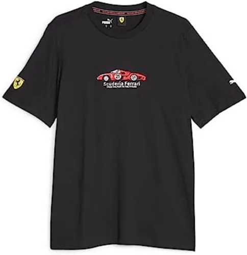 Miniatura 7 de PUMA Scuderia Ferrari Race All Over Print Cuello Redondo Manga Corta Casual Tops Casual Tops Casual Rosso Corsa