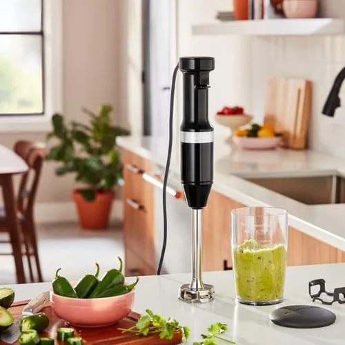Miniatura 4 de KitchenAid - Batidora de mano con cable y velocidad variable KHBV53, color negro ónix