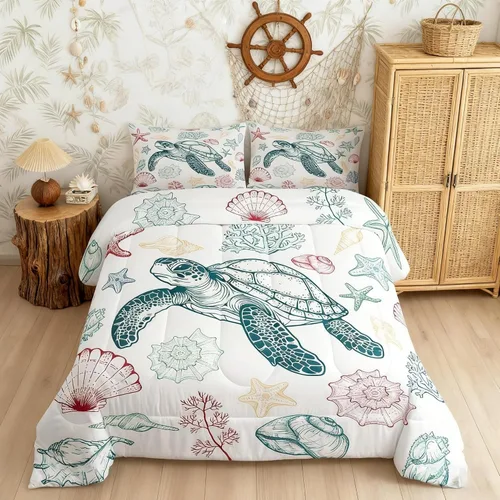 Miniatura 19 de Castle Fairy Daisy Florals Comforter Set Twin Size,Hippie Flowers Bedding Set,Kids Boys Adults Bedroom Decor,70s Retro Floral Super Soft Duvet