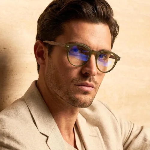 Miniatura 5 de 2SeeLife Gafas de lectura grandes y redondas TR-90 para hombres y mujeres – Ajuste mediano-grande, duraderas, bisagras de resorte, lectores de luz