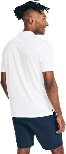 Miniatura 100 de Nautica playera polo clásica de mangas cortas, color sólido, para hombre