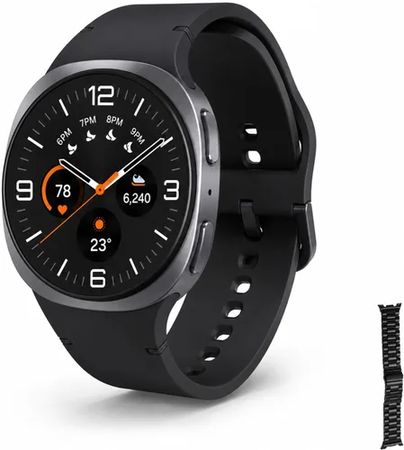 Miniatura 8 de Samsung Galaxy Watch 8 (2025) Buletooth Smartwatch, modelo internacional, seguimiento de fitness y sueño, monitor de frecuencia cardíaca, compatible