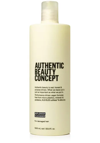 Miniatura 7 de Authentic Beauty Concept Replenish Cleanser Champú Cabello dañado Nutre y fortalece el cabello Vegano y libre de crueldad Sin sulfatos