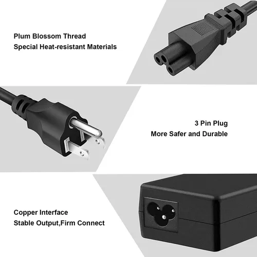 Miniatura 4 de Blue Tip - Repuesto de 65 W para cargador de portátil HP compatible con HP Pavilion x360 14 15 17, Envy 13 15 X360, Elitebook 840 G5, ProBook
