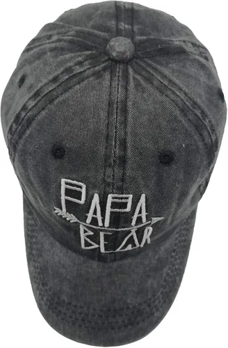 Miniatura 3 de OASCUVER Gorro de béisbol de algodón ajustable con diseño de mamá y papá