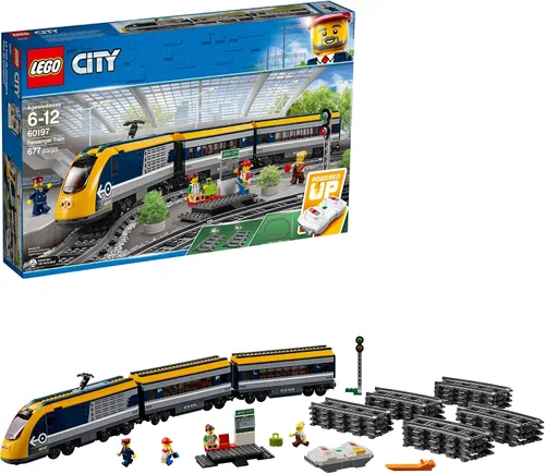 Miniatura 8 de LEGO City Passenger Train 60197 - Juego para construir (677 piezas), Estándar