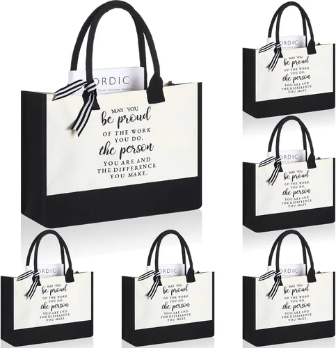 Cunno Bolsa de lona de regalo para compañeras de trabajo para mujeres, regalo de agradecimiento a los empleados, regalo de agradecimiento para