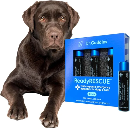Miniatura 12 de Dr. Cuddles ReadyRESCUE – Carbón Activado de Nueva Generación para Perros y Gatos, 30g - Desintoxicación de Toxinas de Grado Veterinario - Botiquín